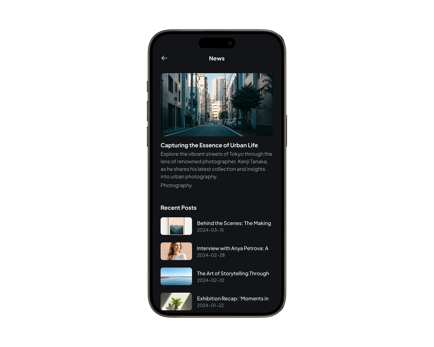 Home screen with featured deals